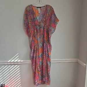 Ralph Lauren Multicolor Paisley Swimsuit Cover